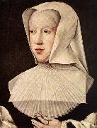 Barend van Orley Portrait of Margareta van Oostenrijk France oil painting artist